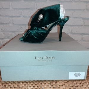 Lena Erziak peep toe sling back pumps